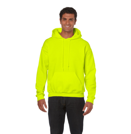 Heavy Blend Adult Hooded Sweatshirt (Safety Green)