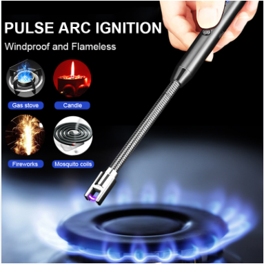 Rechargeable candle lighter Arc lighter Windproof flameless lighter USB rechargeable Candle Lighter