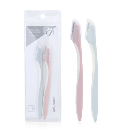 Gladking 2 in 1 Pink & Blue Slim Eyebrow Razor