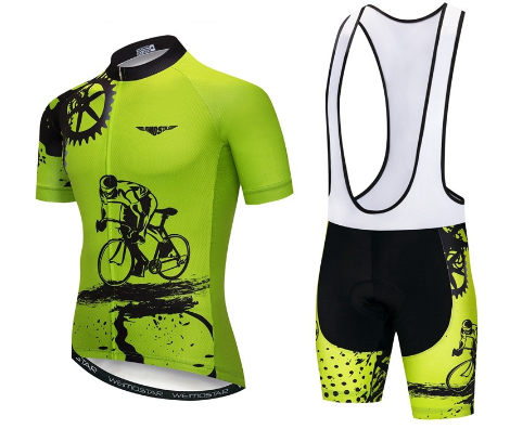 Cycling Jersey Set for Men 6D Gel Short Sleeve MTB Bike Clothing Cycling Clothing Set
