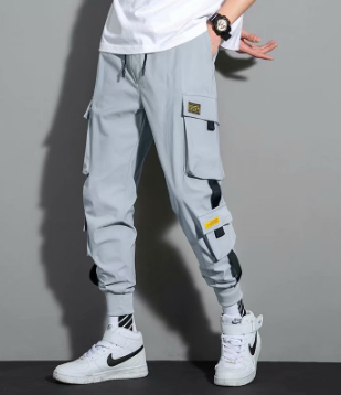 M-5XL Korean Pants Overalls Men Jogging Pants Loose Legged Casual Pants Functional Fashion Sports Pants Mountaineering Pants Cargo Pants