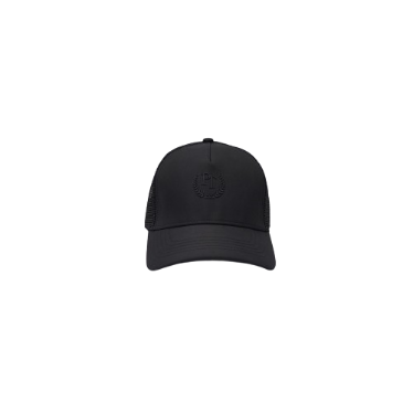 OXGN Premium Threads Trucker Cap For Men And Women (Black)