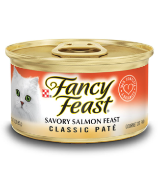 Fancy Feast Savory Salmon Adult Wet Cat Food 85g