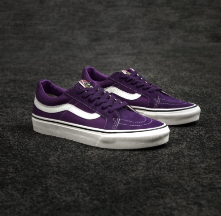 Vans Sk8-Low Emperor Purple 2022 Spring and Summer New Vans Casual Canvas Shoes Retro Skateboarding Shoes