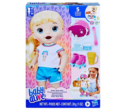 Baby Alive Roller Skate Baby Doll