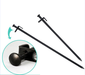 Tent Stake Hiking Tent Pegs Backpacking 16\'\' 5-8 Person Tents Canopy Spikes