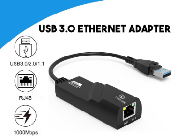 Comlink Ethernet Adapter USB 3.0 to RJ45 10M/100M/1000M Gigabit
