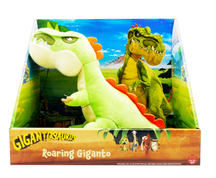 United Smile Giganto Plush Roaring Giganto with Sound 9 Inch Action Figures