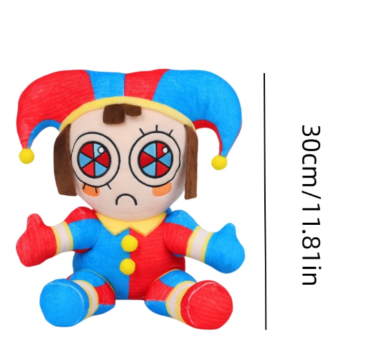 The Amazing Digital Circus Anime Cartoon Plush Pomni Jax Plush doll Toy Theater Rabbit Doll Stuffed Toys Christmas Gifts C3