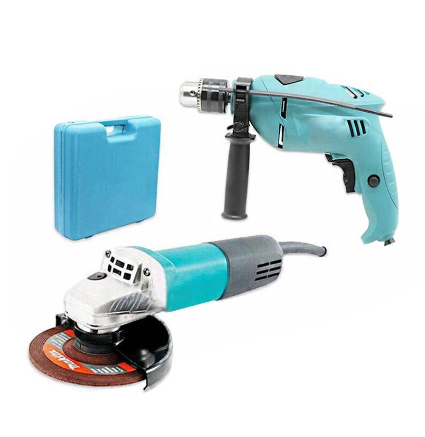 2in1 Grinder With Drill Set