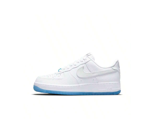 Nike Air Force 1 AF1 White Blue Thermochromic Laser Chameleon Sneakers