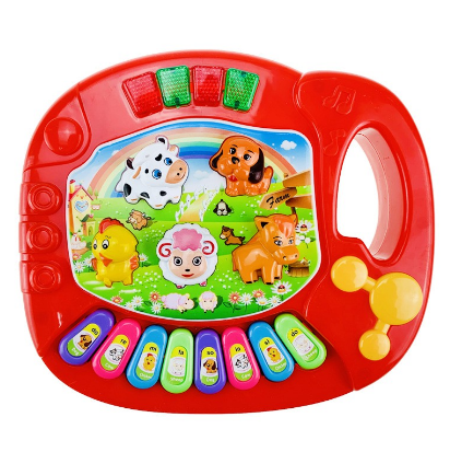 Kids Music Piano Toys Music Educational Toys for Kids Musical Instrument Toy Farm Animals Hand Drums