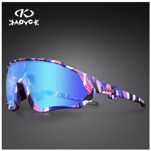 Kapvoe Cycling Glasses Outdoor Sports Shade Goggles UV400 Bicycle Bike Sunglasses Fashion Polarized Glasses KG26