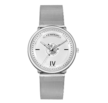 2020 new men's watch fashion trend mesh strap watch simple ultra-thin business quartz watch  06