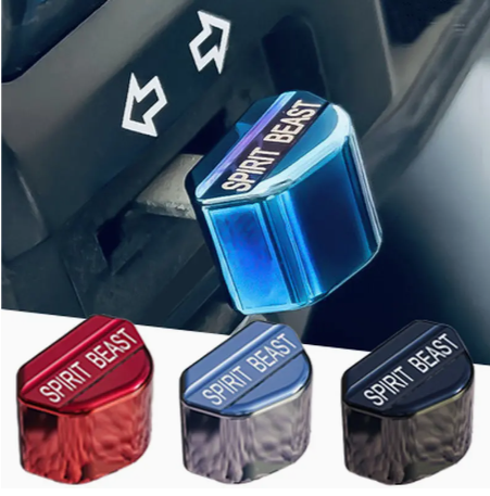 Switch Button Aluminum Alloy Shell Decor For Motorcycle Electric Vehicle Turn Signal Switch Keycap Accessories