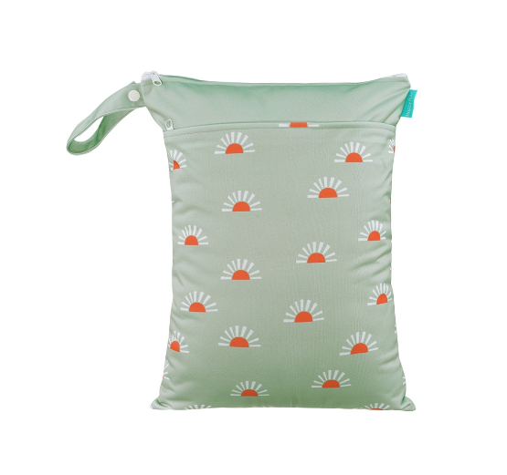 Happyflute Wetbag For Baby Diapers Nappies Waterproof Reusable Diaper Bag With Two Zipper 30cmx40cm C18