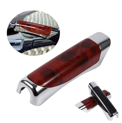 Universal Car Hand Brake Carbon Fiber Style Protector Decor Cover SUV Accessory