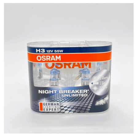 OSRAM H3 12V 55W NIGHT BREAKER UNLIMITED