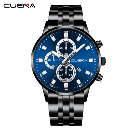 CUENA Men's Watches Original Brand Luxury Business Analog Quartz Waterproof 6025 M5