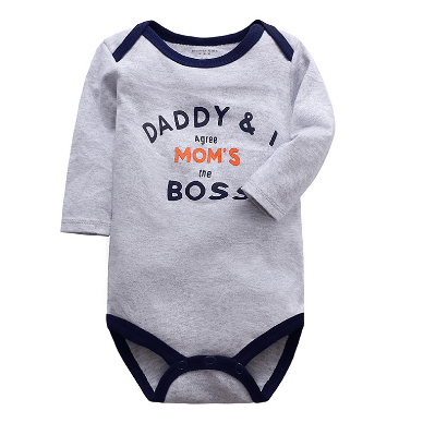 Ready Stock Newborn Baby One Piece 0-18M Newborn Baby Clothing Boy Girl Romper