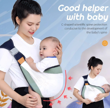 Wonderbaby Baby Carrier Baby Wrap Carrier Newborn Breastfeeding Cover Support ​Cloth