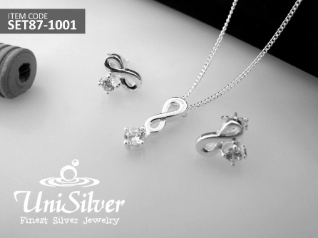 Uni Silver 925 Sterling Set of Jewelry