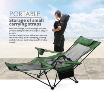 Ready Stock Beach Chair Foldable Chair Folding Chair Camping Chair Recliner Portable Fishing