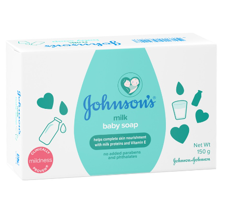 Johnson's Milk+Rice Baby Soap 150g - Bar Soap, Baby Essentials, Baby Care