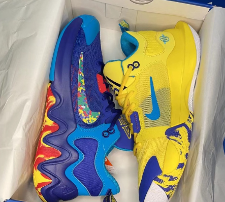 Freak Giannis Immortality 2 Blue Yellow Mix Basketball Shoes For Men OEM Quality With Box