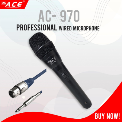 Ace AC-970 Professional Dynamic Vocal Audio Microphone