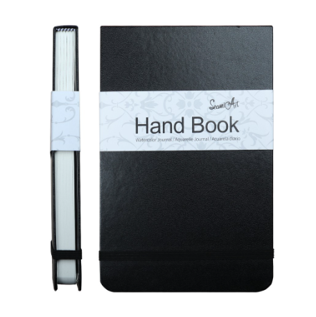 SeamiArt 2 Sizes Drawing Notebook For Watercolor 300GSM Paper 24 Sheets