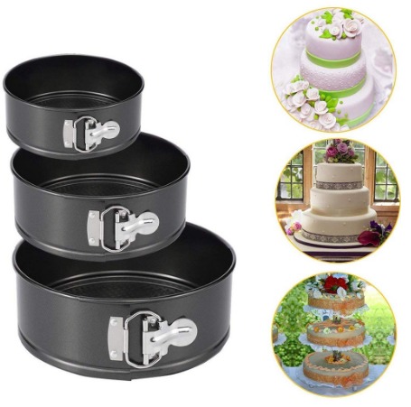 Cake Pan Set Kitchen Tools Bakeware Removable Tray