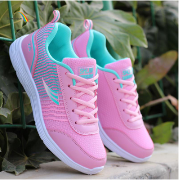 Women's Shoes Sports Shoes Casual Shoes Korean Breathable Mesh Shoes Student Shoes Running Shoes Single Layer Shoe