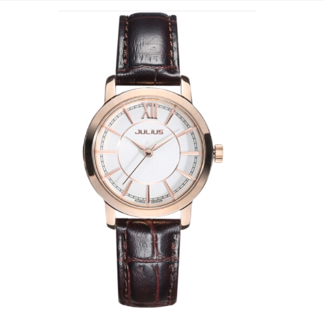 JULIUS Genuine Fashion Couple Watch Bamboo Belt Anti Couple Watch JA-808 5