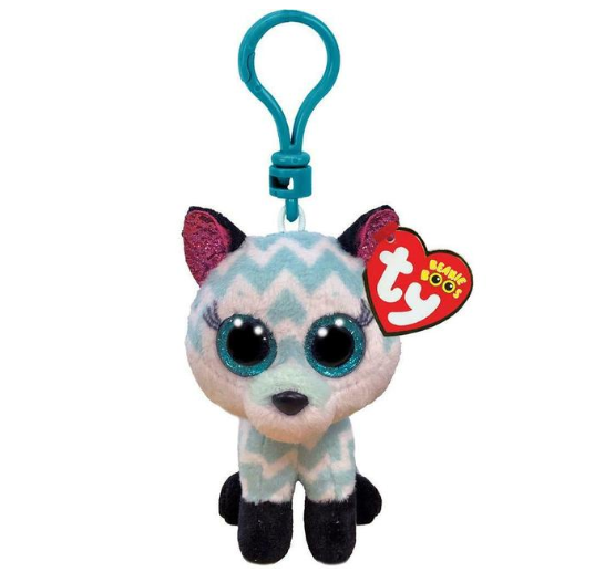 Ty Beanie Big Eyes Keychain Pendant Sloth Monkey Cat Fox Puppy Rabbit Soft Plush Backpack Decor Doll Birthday Gift For Kids 10CM C27