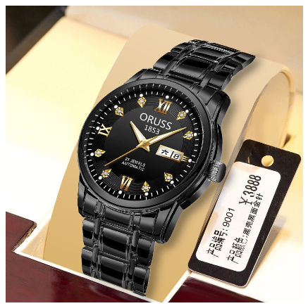 Oruss Watch for Women Men Analog Quartz Dial Casual Waterproof Watch Women Original Steel Belt Fashion Watches F3