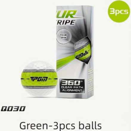 1 Box Synthetic Rubber Durable Golf Ball 360° Golf Competition (Green)