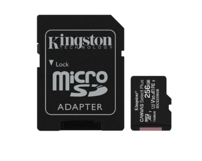 Kingston Canvas Select Plus 256GB microSD Card with Android A1 Performance Class