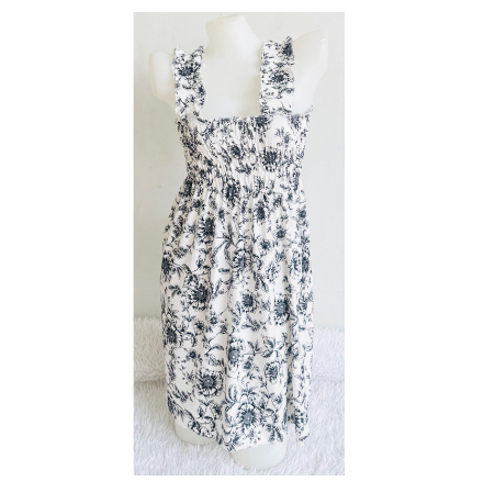 RUFFLES Mini Smocking || Maternity Dress || Summer Dress ||Above the knee up to Medium Size F