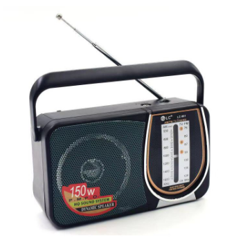Electric Radio Speaker FM/AM/SW 4 Band Radio AC power and Battery Power 150W Extra bass Sounds
