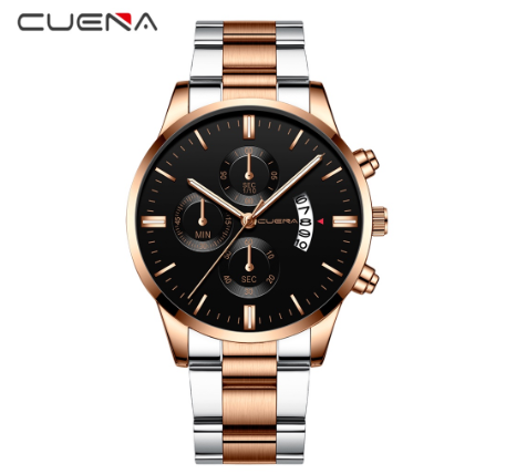 Cuena Men's Watch Leisure Sports Quartz Waterproof Watch 845S 0011