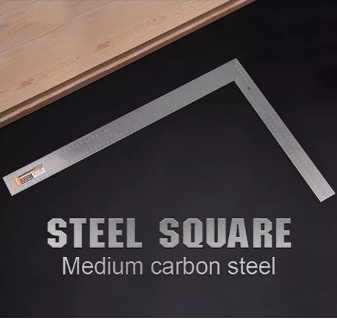 Harden 580736 40x60cm Steel Square Measuring Tools Metal Ruler