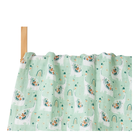 Happy Flute Baby Muslin Swaddle Cotton Soft Baby Blanket For Newborn Baby Wrap Sleepsack Bath Towel 120x110CM c32