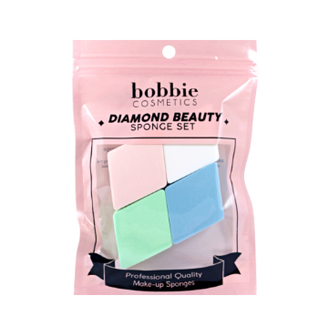 Bobbie Cosmetics Diamond Beauty Sponge Set 4Pcs