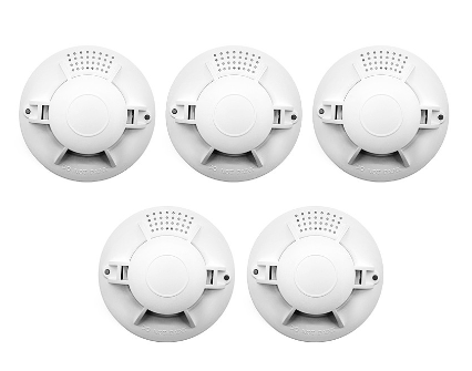 Smoke Fire Detector Photoelectric Smoke Sensor Alarm Comes with Battery