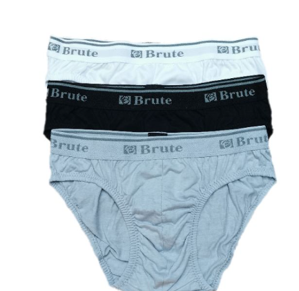 Brute Men's Briefs Hipster 3 in 1 Mixed Colors