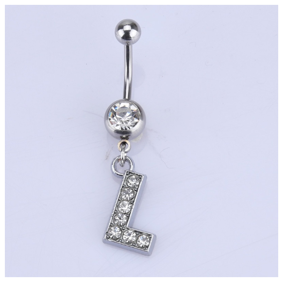 Body Piercing Drop Dangle Belly Button Rings Navel 26 Letter Ring Jewelry Sexy L