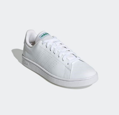 Adidas Advantage Base Men's Shoes Core Cloud White/Cloud White/Green GW2063