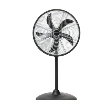Westinghouse 20 inches Stand Fan (Black/Silver) WH72715 Industrial Electric Fan