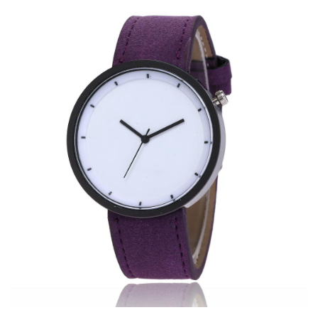 Korean Simple Casual Frosted Belt Watch Harajuku Mori Series Men's Watch Women's Quartz Student Couple Watch f2